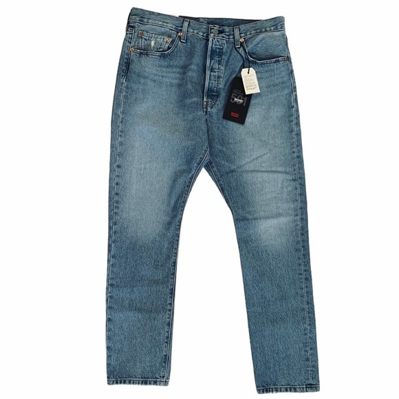 NWT Free People x Levi’s 501 Skinny Lovefool 32 x 30 - Picture 2 of 8